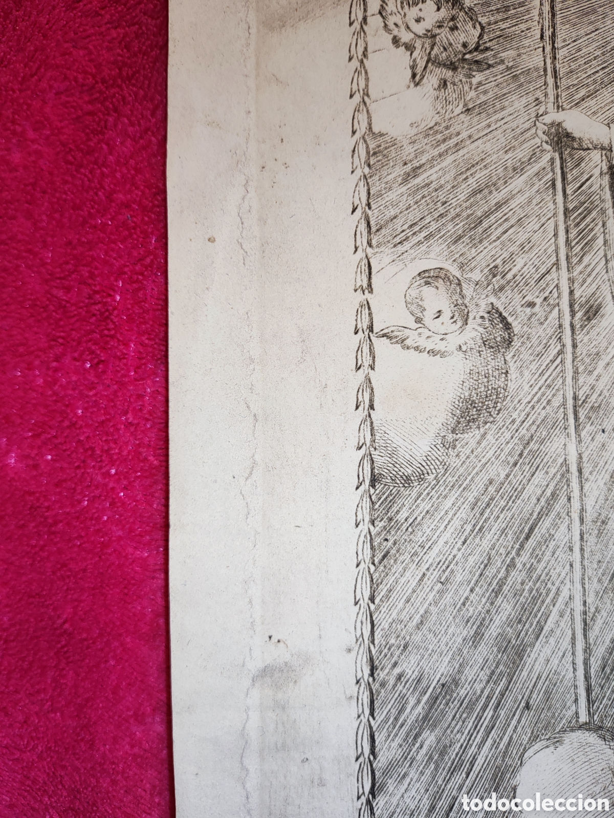 Arte: VIRGEN DE LA LUZ. GRABADO ANTIGUO - Foto 7