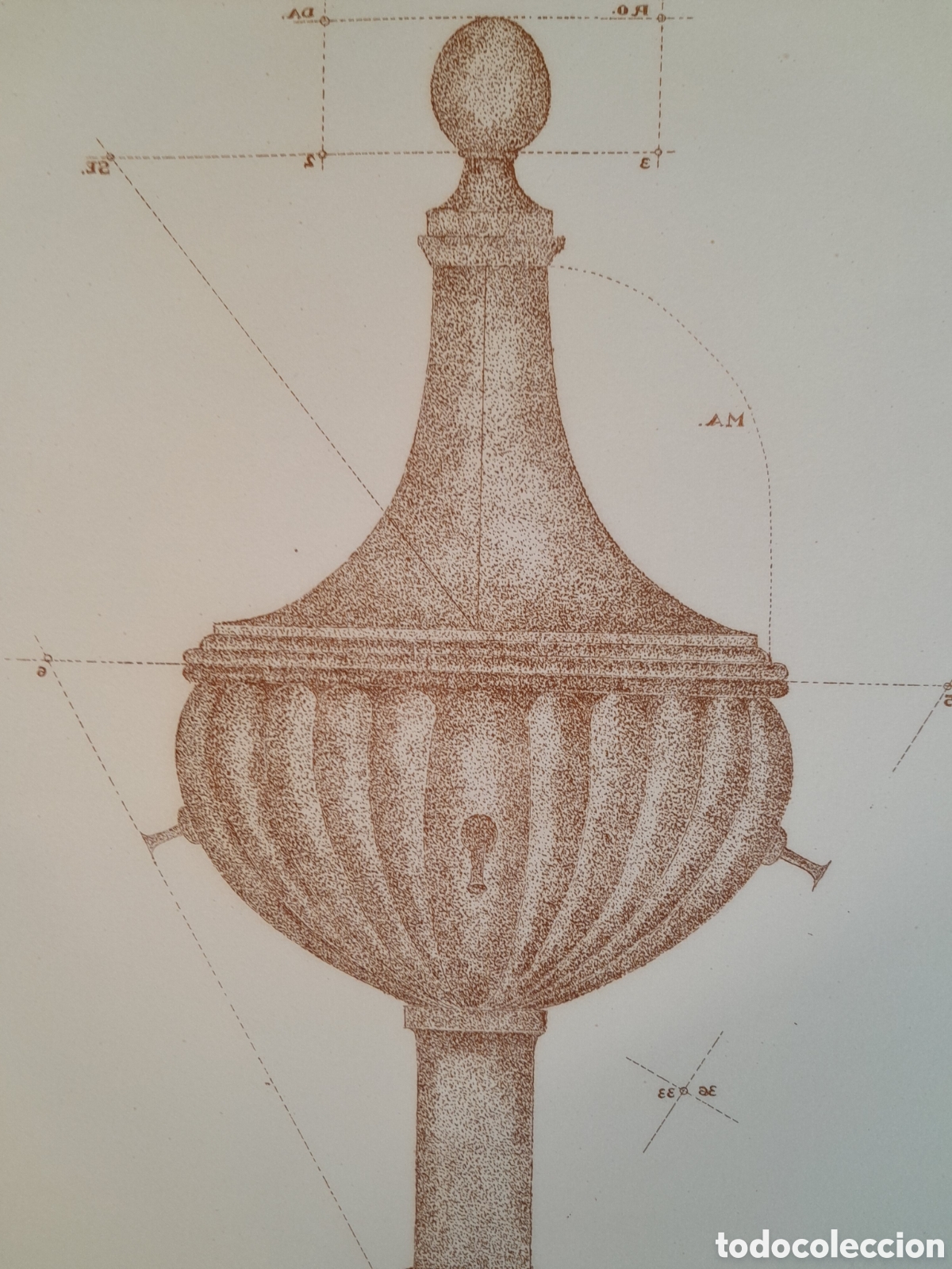 Arte: GRABADO. ELEMENTO ARQUITECT&Oacute;NICO. - Foto 5