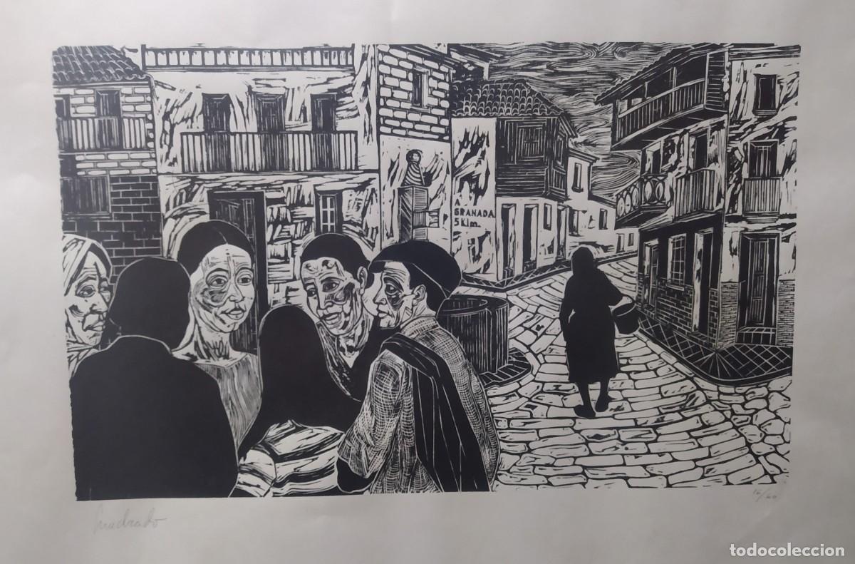 Arte: Grabado de Paco Cuadrado firmado y numerado 16/60.