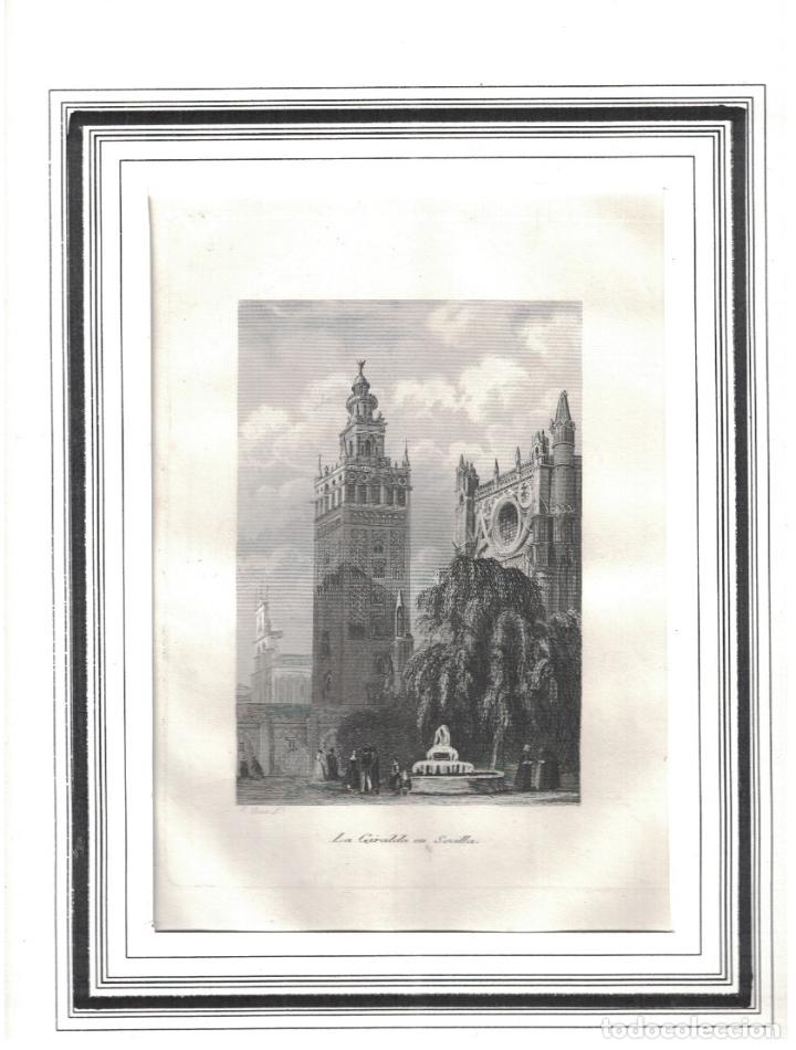 Arte: LA GIRALDA DE SEVILLA. - Grabado. - Foto 1