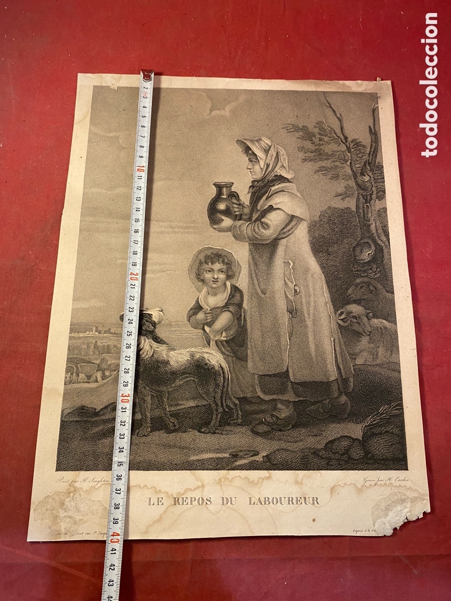 Arte: LE REPOS DU LABOUREUR - Foto 2