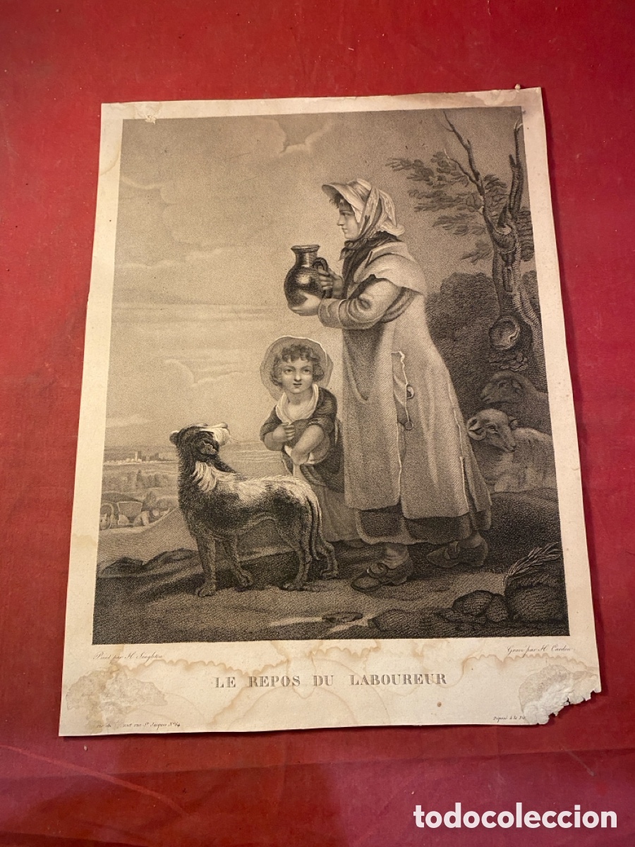 Arte: LE REPOS DU LABOUREUR - Foto 1