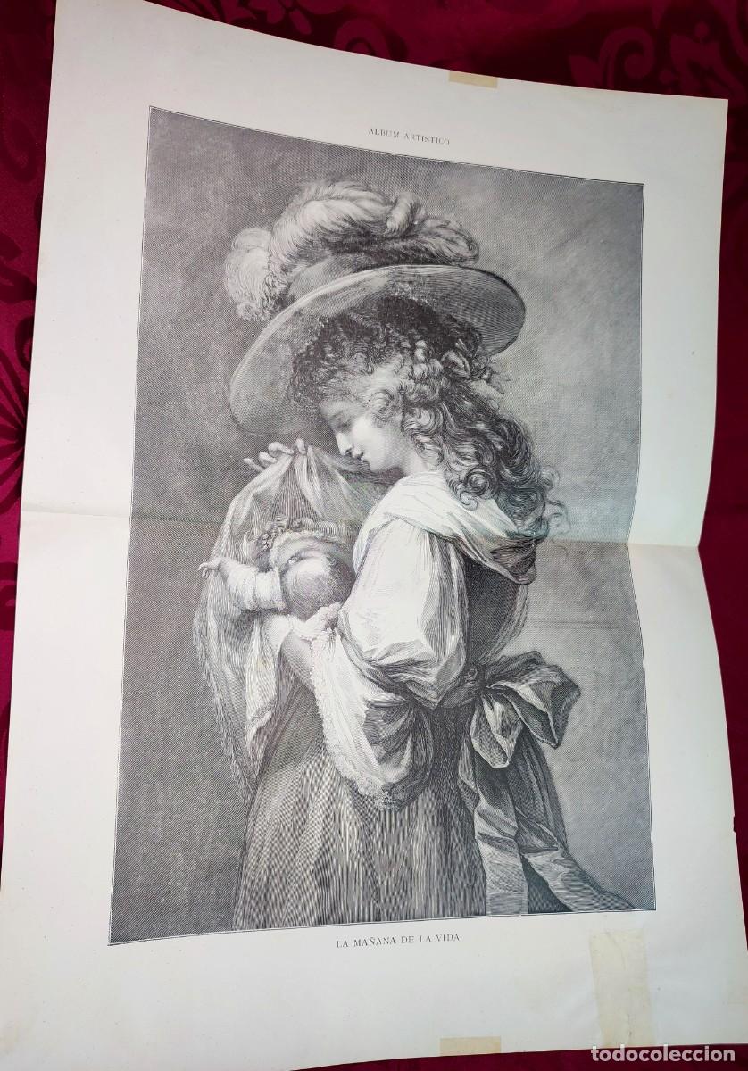 Arte: 1882 - Original de epoca - La mana&ntilde;a de la vida - La Ilustraci&oacute;n Art&iacute;stica
