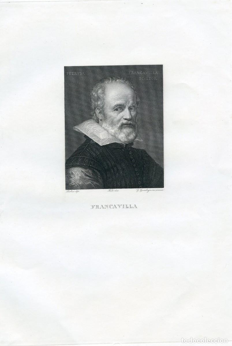 Arte: Grabado al cobre. Francavilla. 1841 - Foto 3