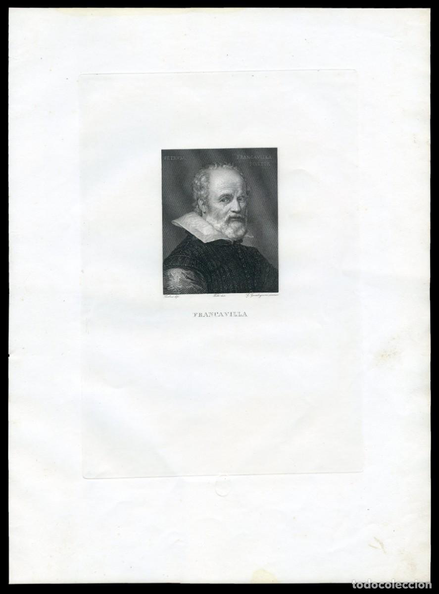 Arte: Grabado al cobre. Francavilla. 1841 - Foto 5