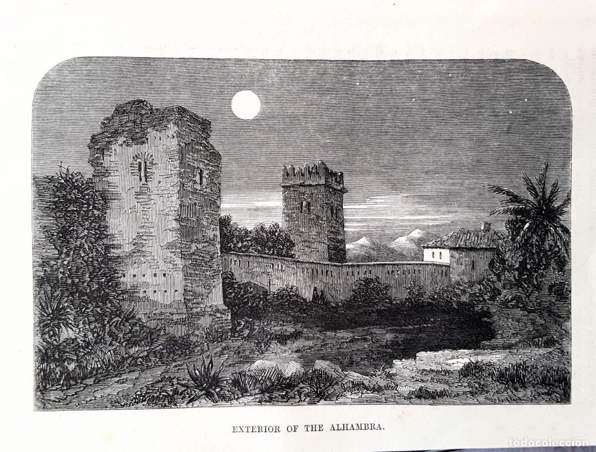 Arte: Exterior of The Alhambra. S. XIX.