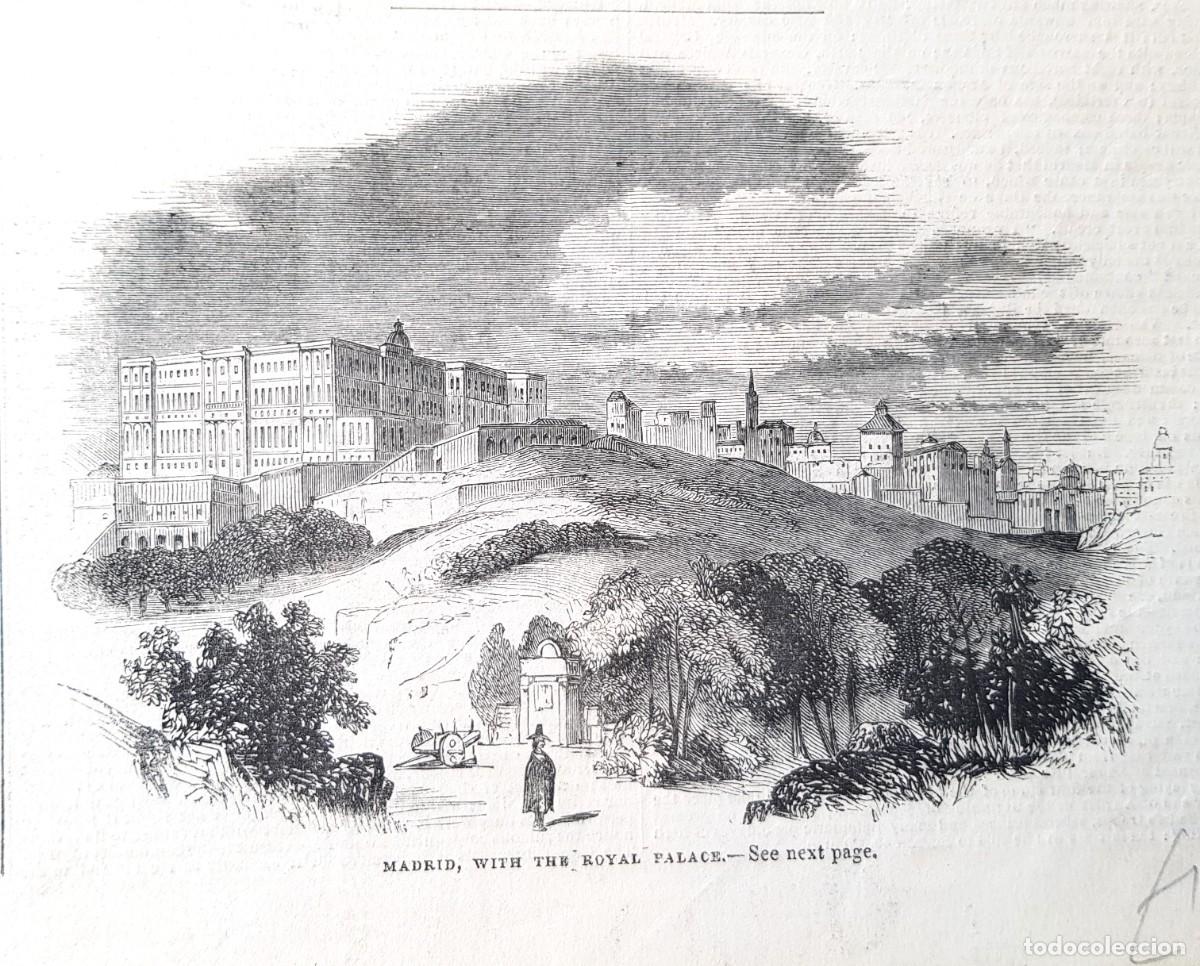 Arte: Madrid, with the Royal Palace. S. XIX.