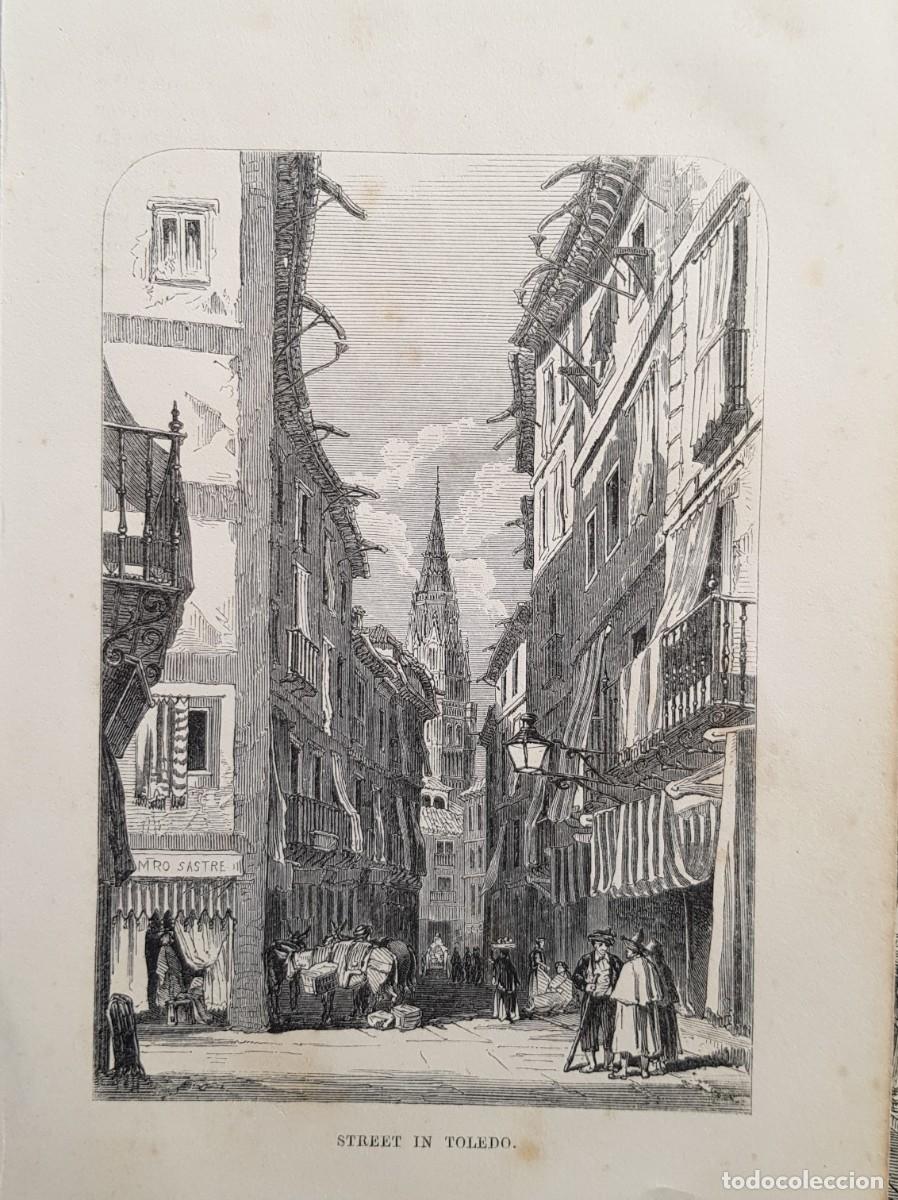 Arte: Street in Toledo. S. XIX.