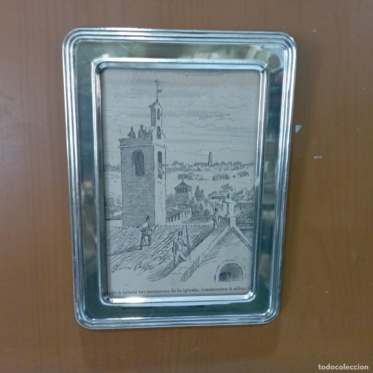 Arte: cuadro antiguo grabado - Foto 1