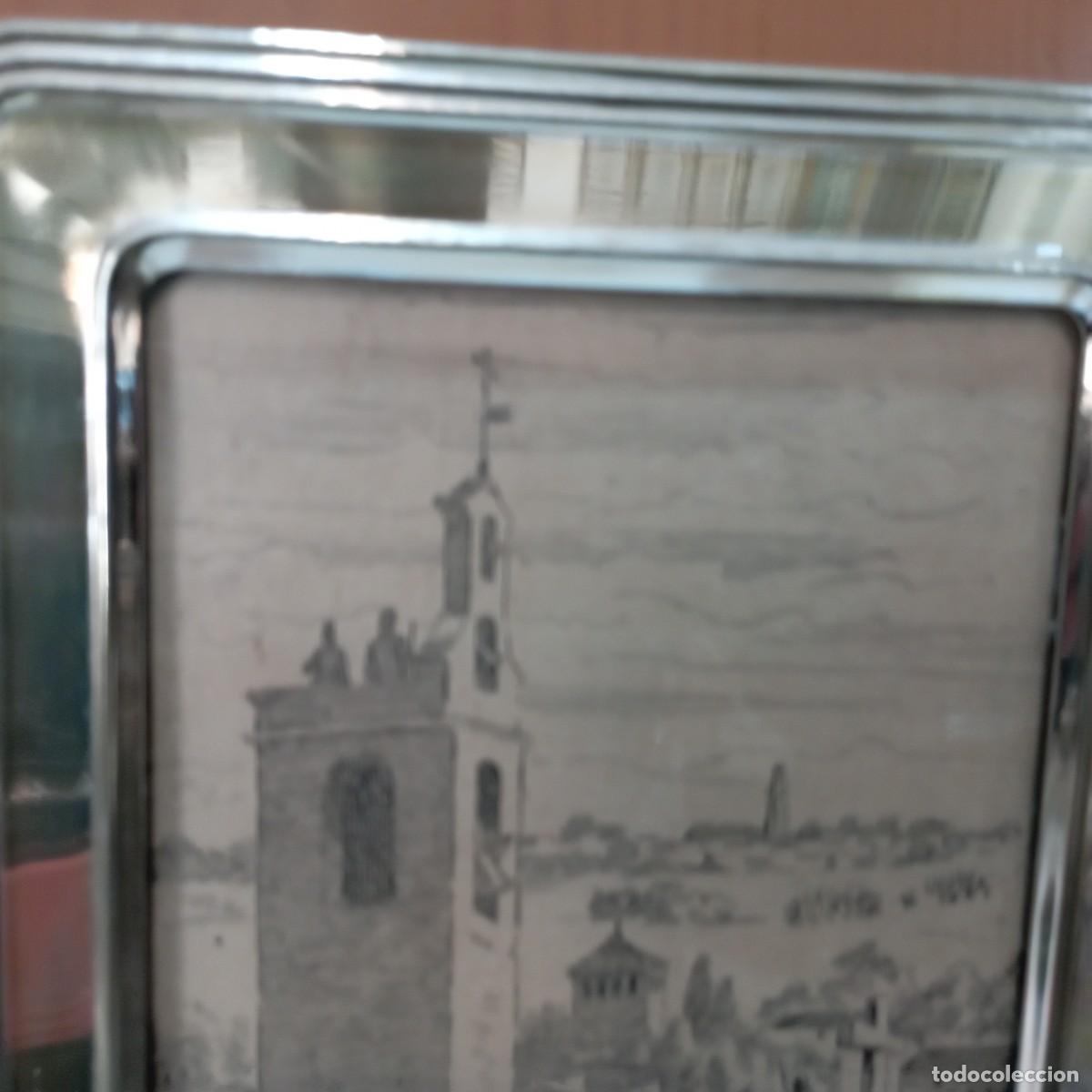 Arte: cuadro antiguo grabado - Foto 3