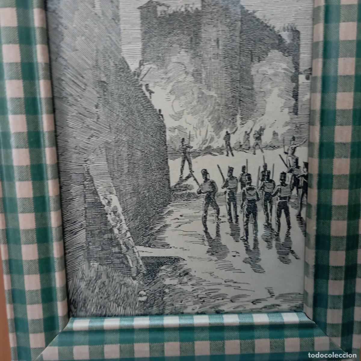 Arte: cuadro antiguo grabado - Foto 2