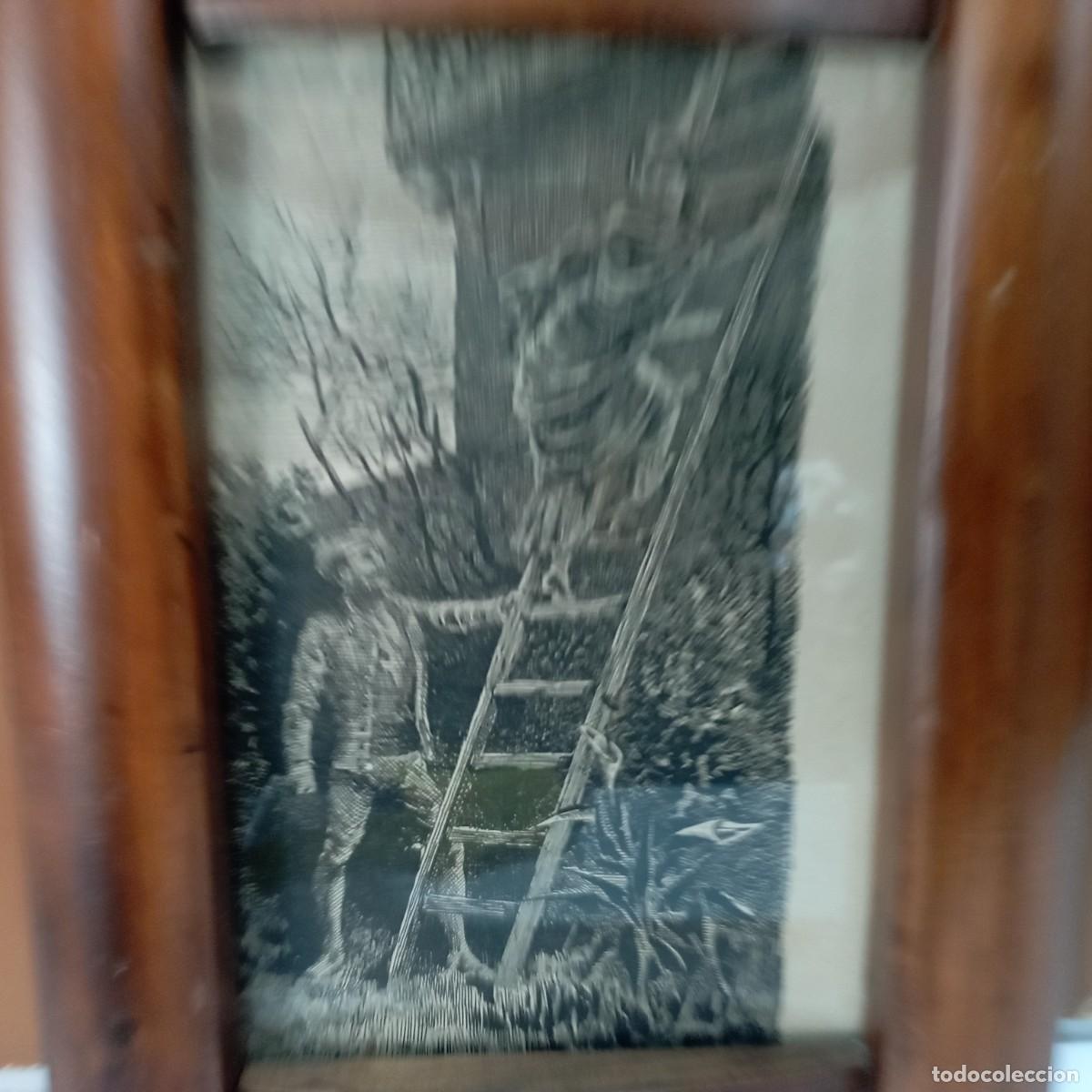 Arte: cuadro antiguo grabado - Foto 1