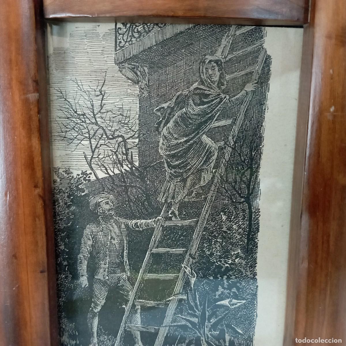 Arte: cuadro antiguo grabado - Foto 2