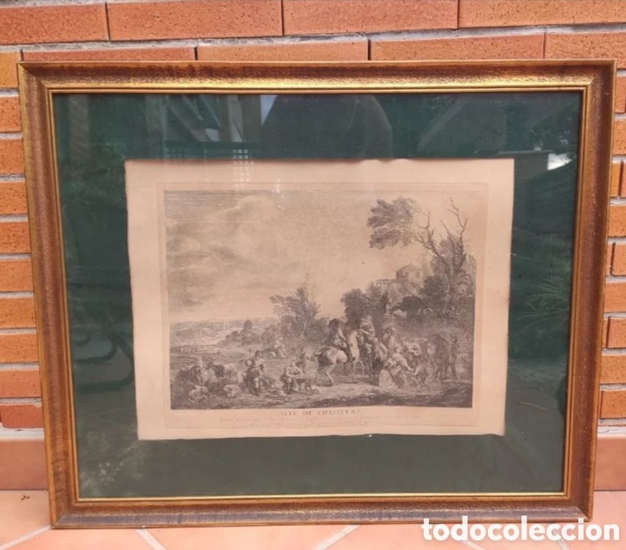 Arte: GRABADO original de 1.736 - Foto 1