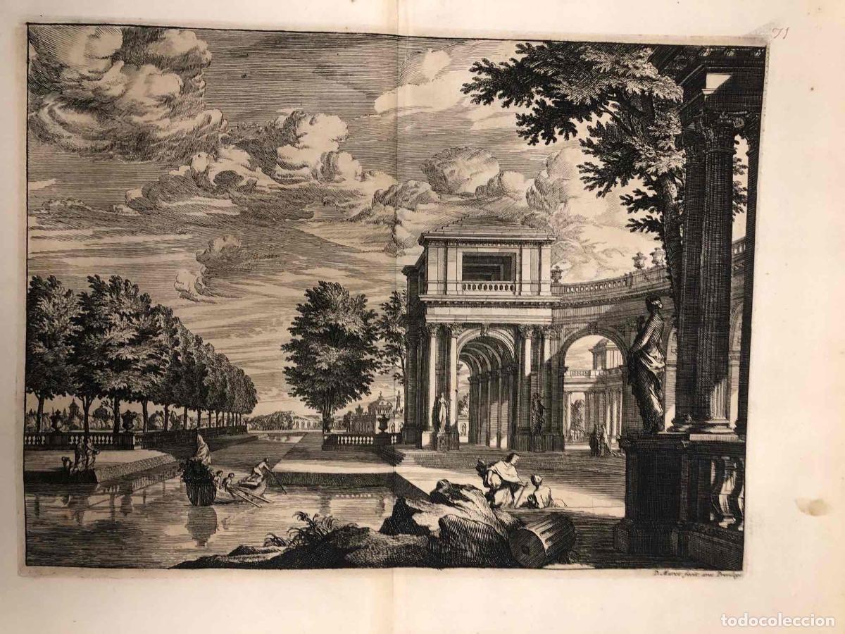 Arte: FANTASTICO GRABADO FRANCES DANIEL MAROT. C. 1680 - Foto 2