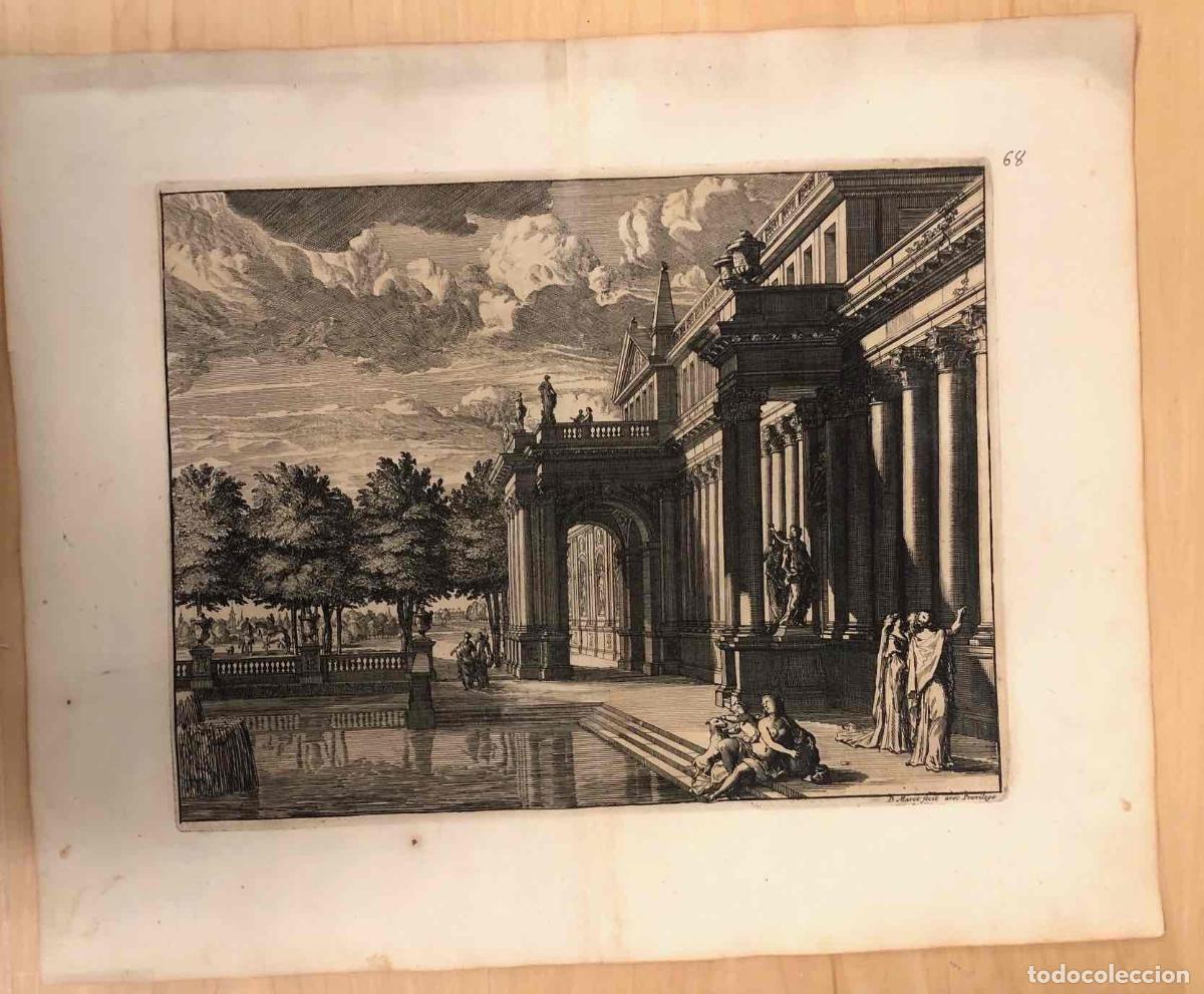 Arte: FANTASTICO GRABADO FRANCES DANIEL MAROT. C. 1680 - Foto 1