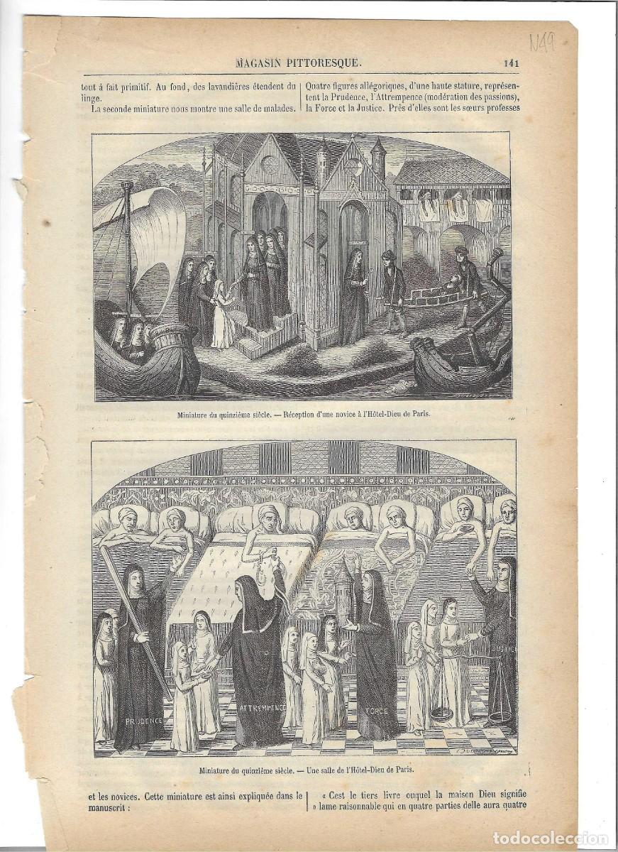 Arte: HOTEL DIEU: miniaturas francesas del siglo XV