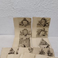 Arte: LOTE DE 20 ANTIGUOS GRABADOS,DE SIGLO XVIII-XIX.A ESTUDIAR