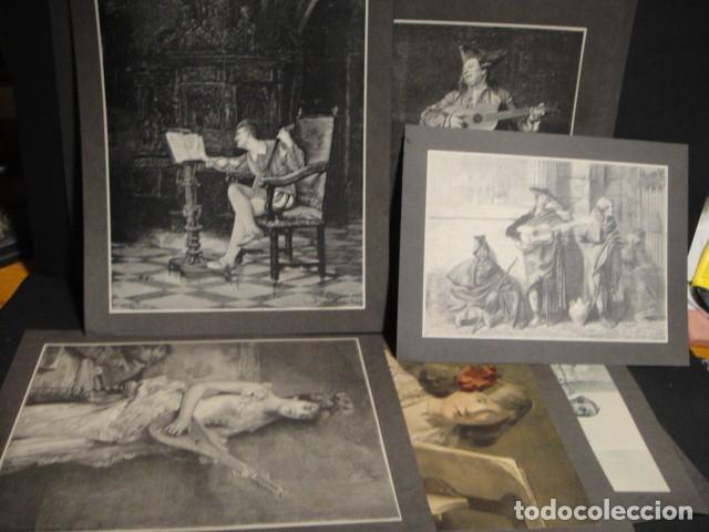 Arte: musicos - lote de 20 grabados