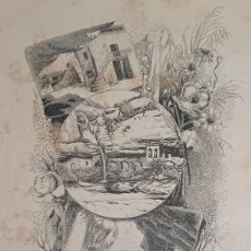 Arte: BARCELONA - SAN MIGUEL DEL FAY - GRABADO PUBL 1900 - 26 X 33 CMS .