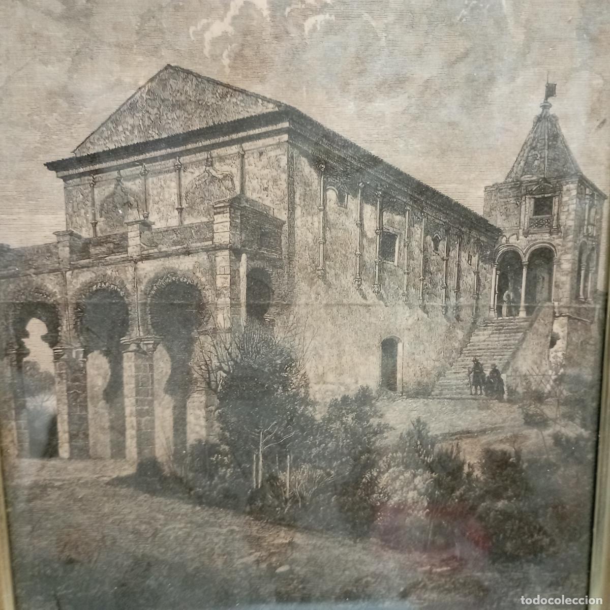 Arte: cuadro antiguo grabado - Foto 3