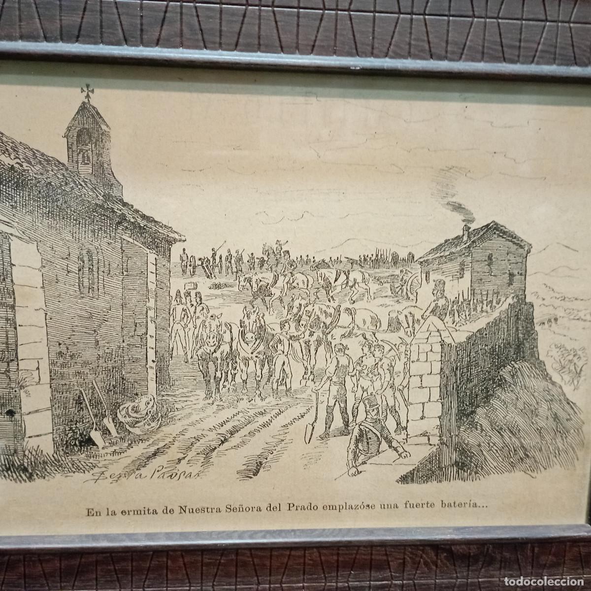 Arte: cuadro antiguo grabado - Foto 2