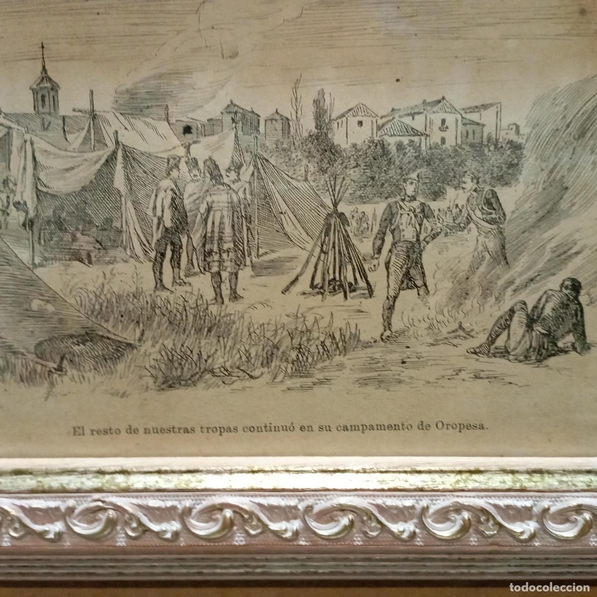 Arte: cuadro antiguo grabado - Foto 2