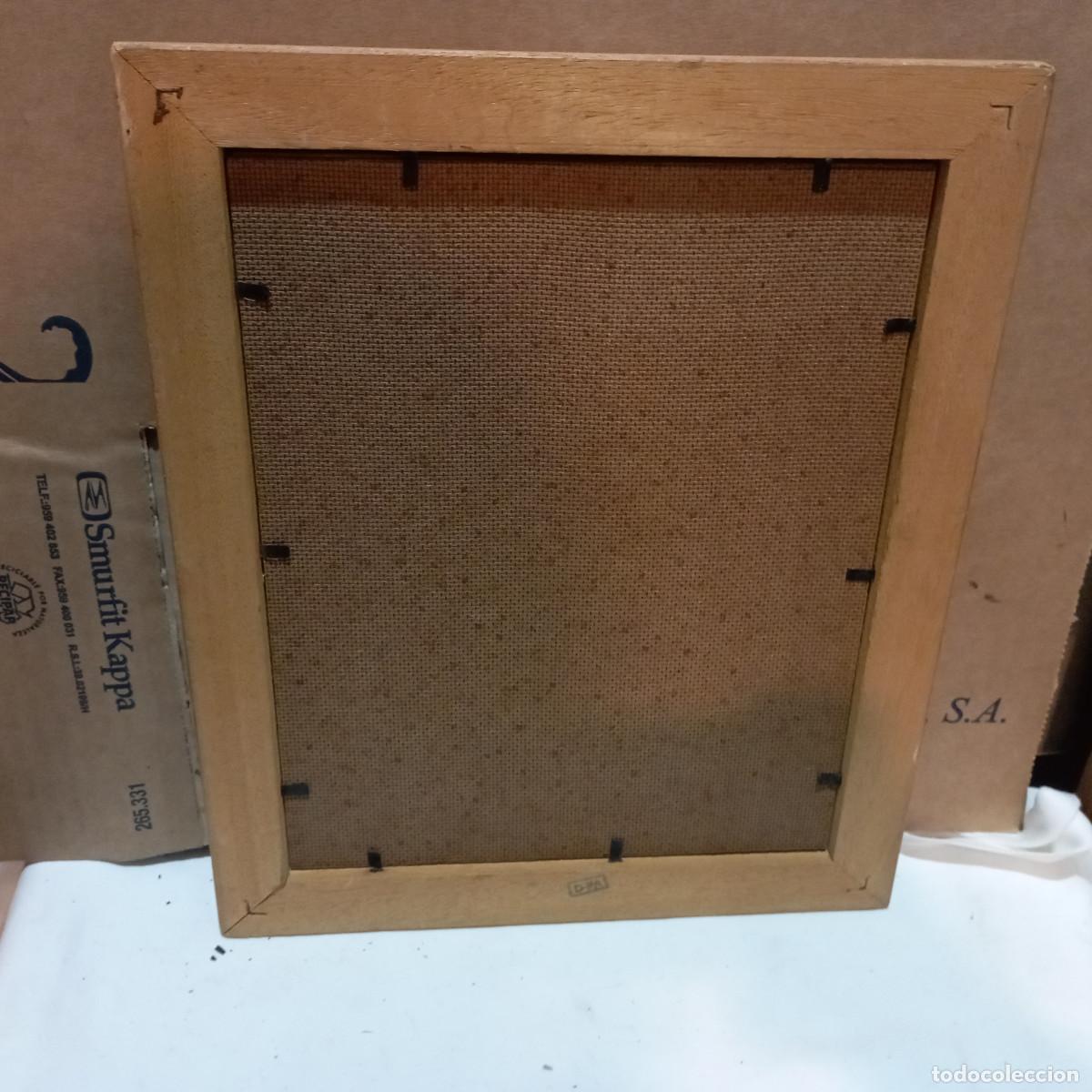 Arte: cuadro antiguo grabado - Foto 4