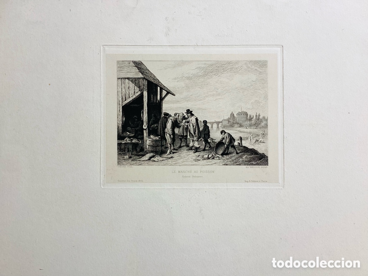 Arte: Edmond H&eacute;douin Grabado - Foto 3