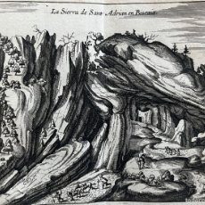 Arte: VISTA DEL TÚNEL DE SAN ADRIÁN (GUIPÚZCOA, ESPAÑA), 1659. GILLIS JANSZOON VALCKENIER /MARTIN ZEILLER