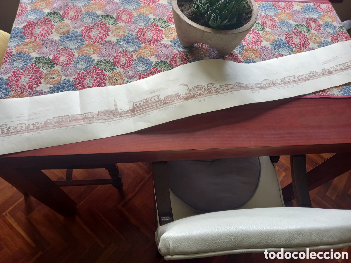 Arte: Grabado de Venecia. En su funda - Foto 1