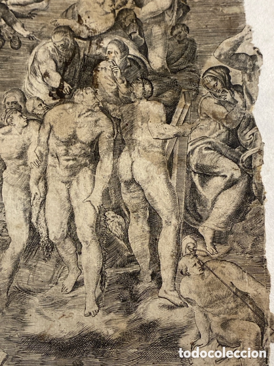 Arte: ANTIGUO GRABADO SIGLO XVIII - Foto 3