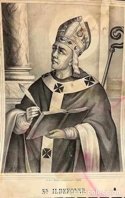 Arte: LITOGRAFIA DE SAN ILDEFONSO DE MARTINEZ, MADRID S. XIX