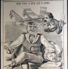Arte: TEMA: SÁTIRA POLÍTICA E SOCIAL PORTUGUESA DO SÉCULO XIX ( ANO 1894 )
