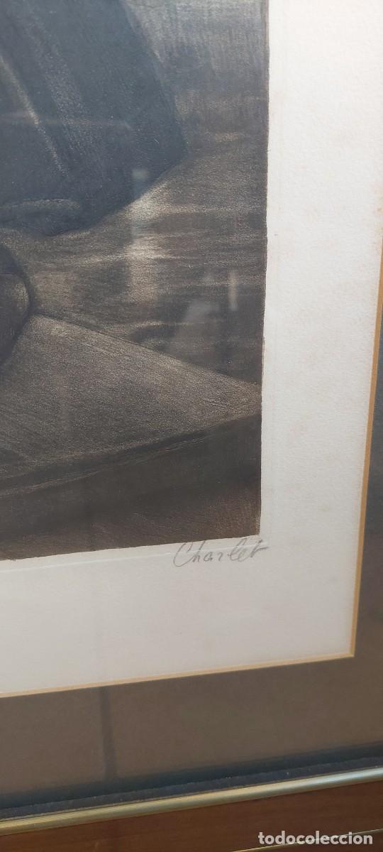 Arte: Franz Charlet La Pasarelle Grabado - Foto 2
