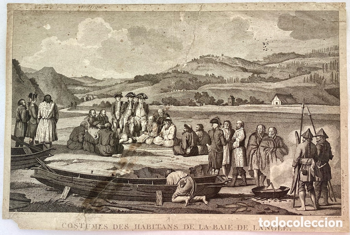 Arte: Louis-Jacques Cathelin grabado - Foto 2