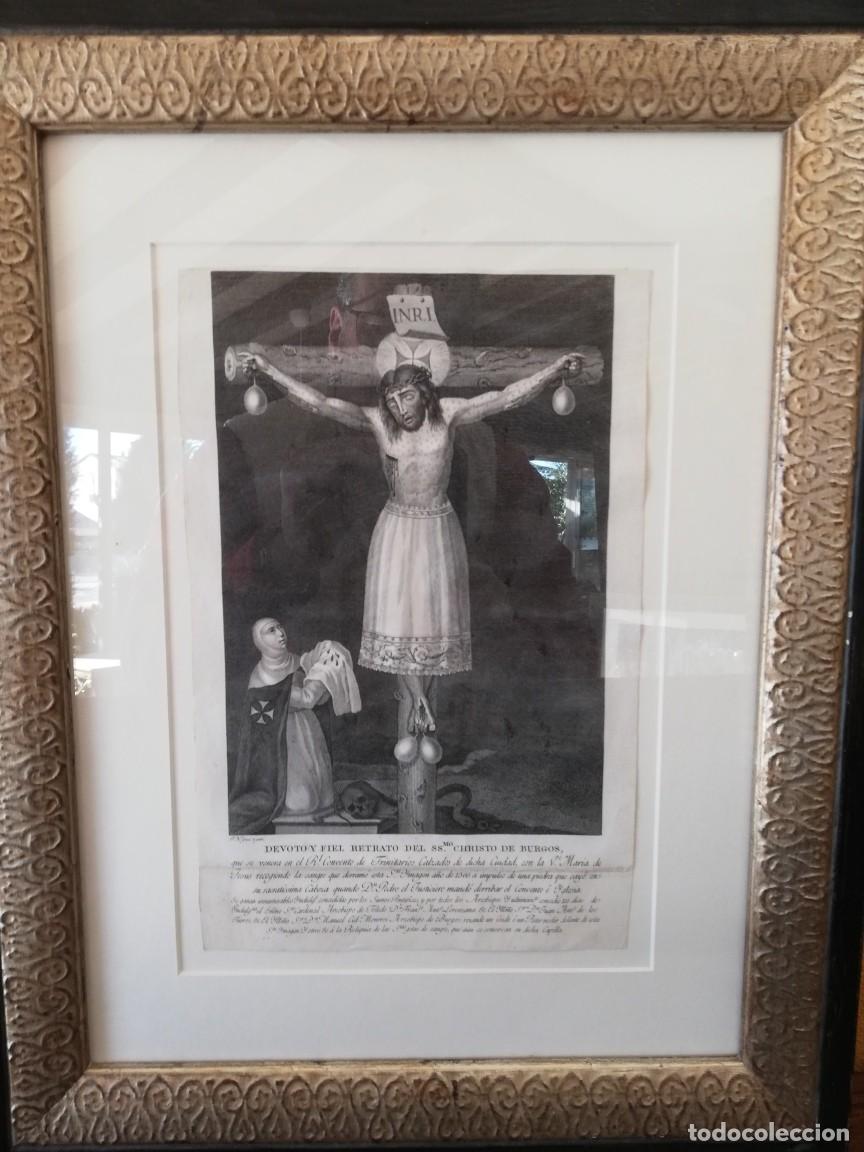 Arte: GRABADO CRISTO DE BURGOS - Foto 1