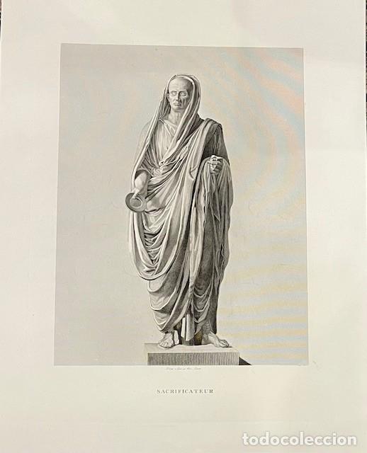 Art: GRABADO S. XIX SACRIFICATEUR, SACRIFICIO, HENRI LAURENT
