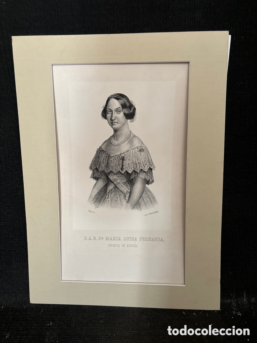 Arte: Grabado de Mar&iacute;a Luisa infanta - Foto 1