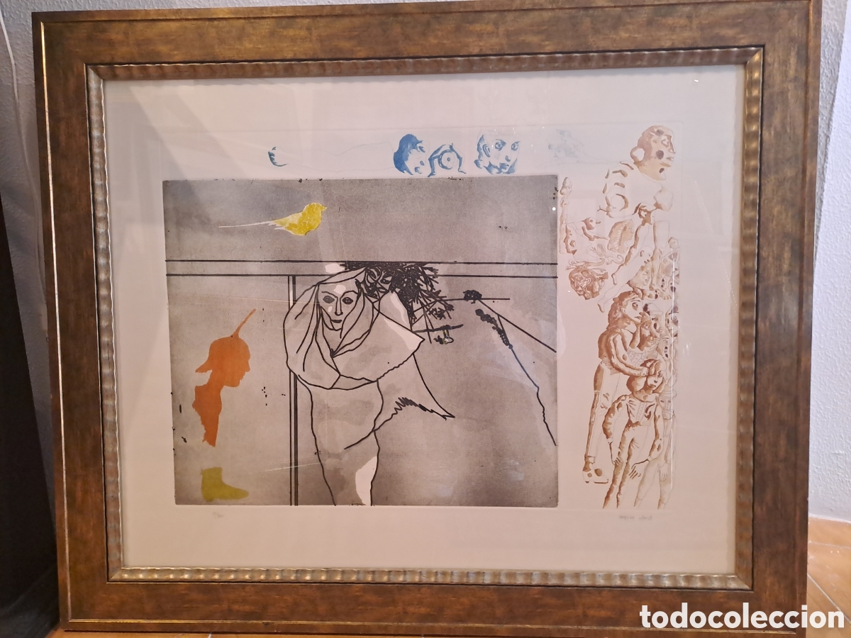 Arte: Grabado Jorge Castillo certificado - Foto 1