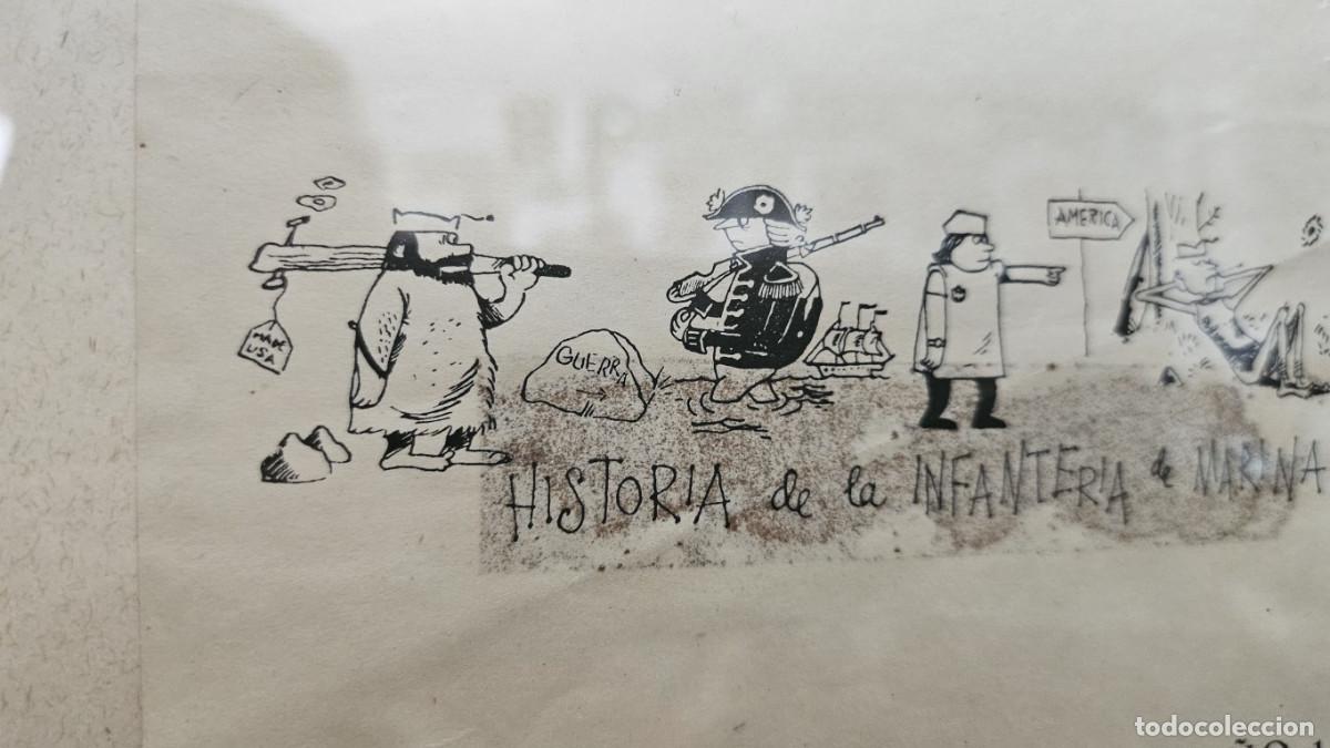 Arte: grabado antiguo cuadro - Foto 4