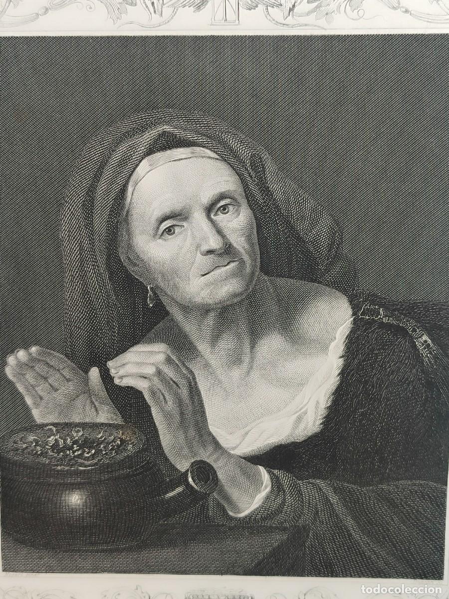 Arte: The marked woman de Nogari. Royal Dresden Gallery Payne&acute;s 1850. costumbrista