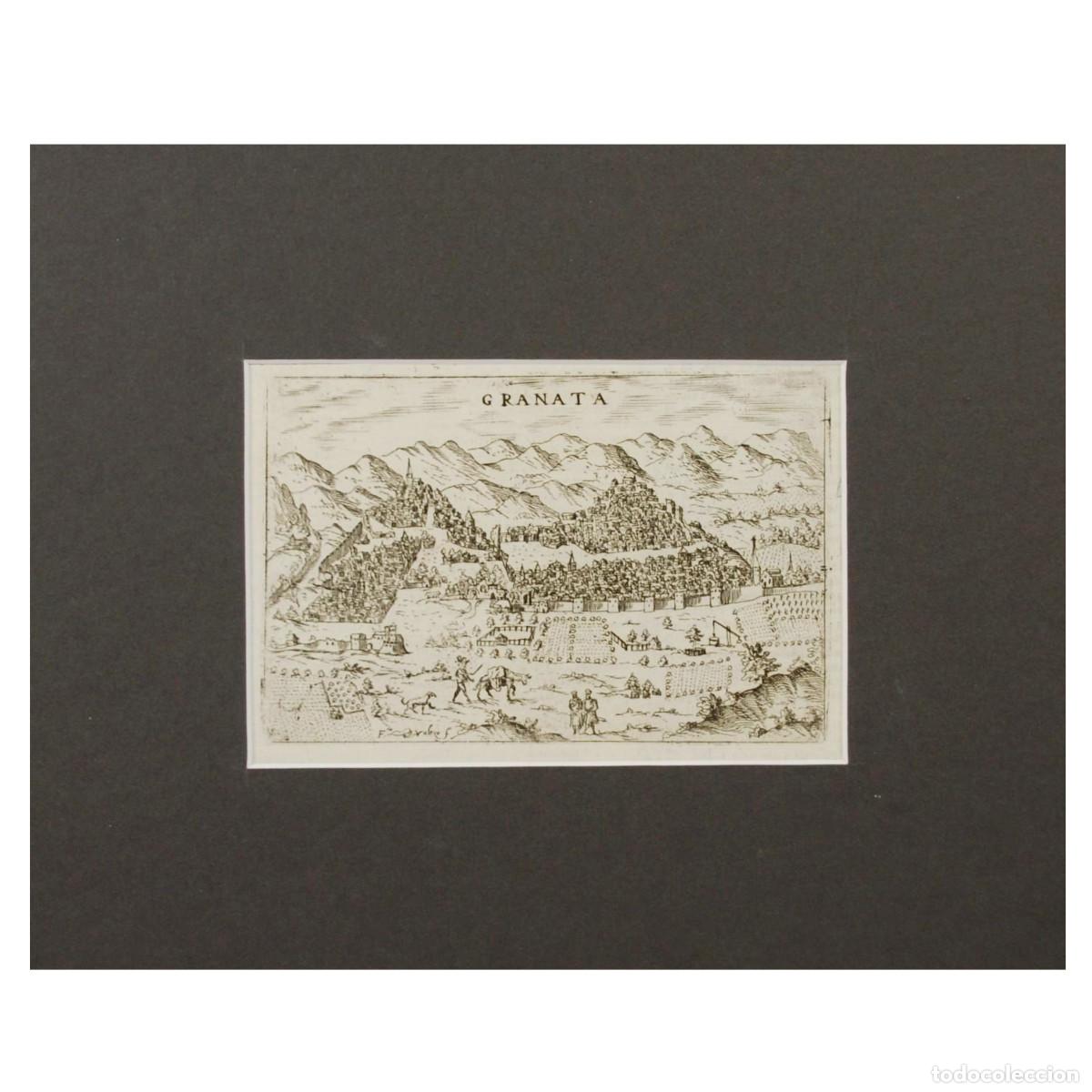 Arte: FRANCESCO VALESIO - VISTA DE GRANADA - 1595 - Foto 1