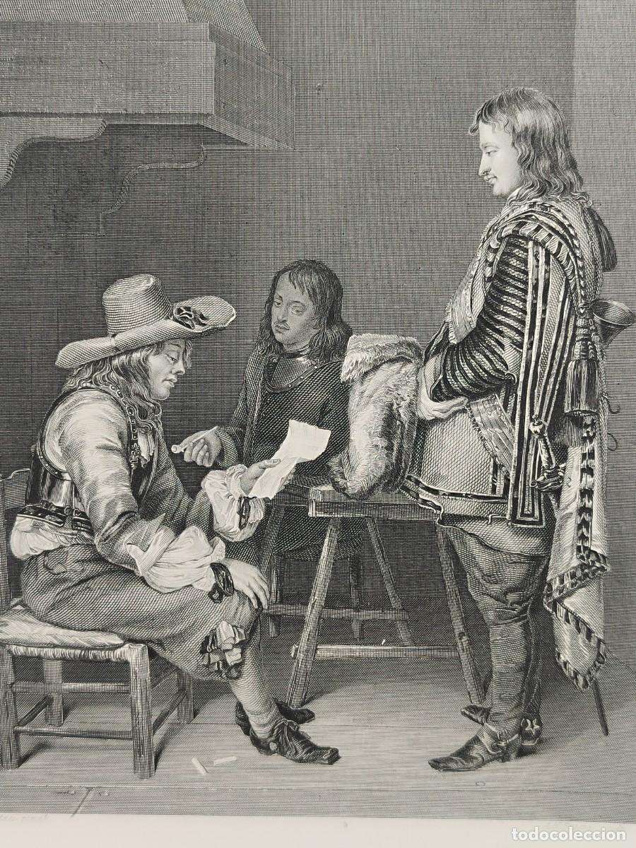 Arte: The ordinance de Gabriel Metzu. Royal Dresden Gallery Payne&acute;s 1850. costumbrista