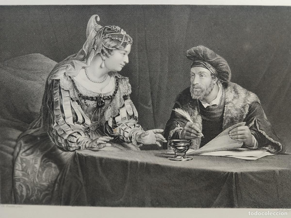 Arte: The lawsuit de Cristoph Pauditz. Royal Dresden Gallery Payne&acute;s 1850. costumbrista