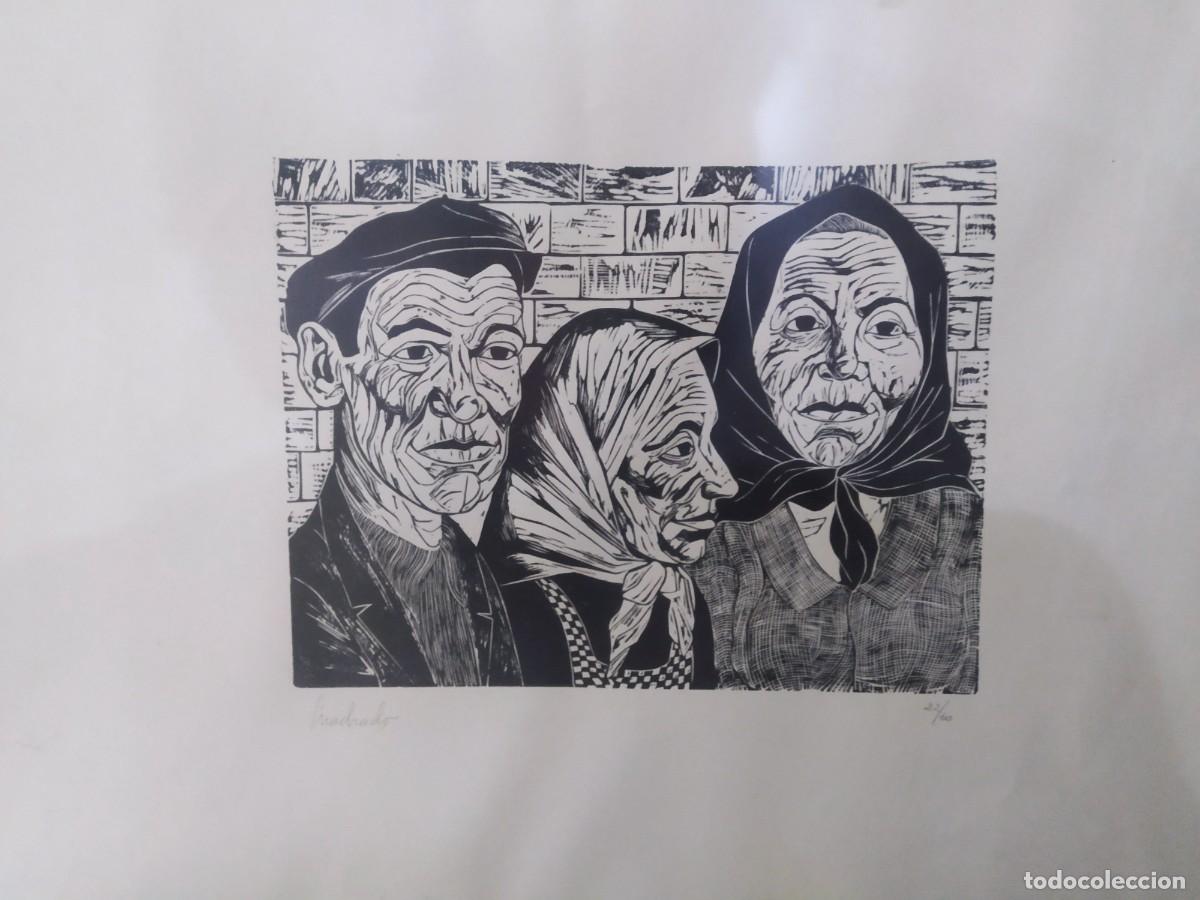 Arte: Grabado de Paco Cuadrado firmado y numerado 22/60.