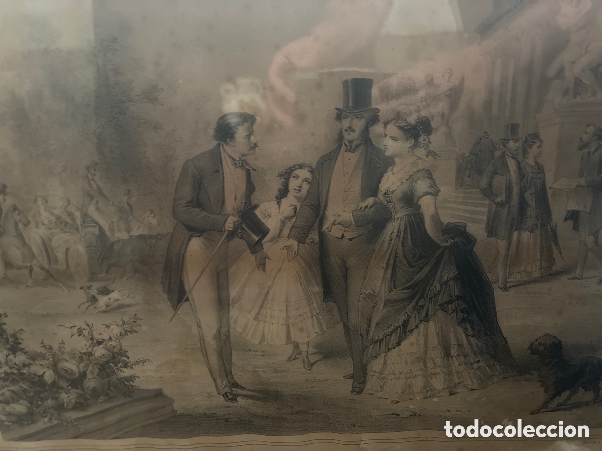 Arte: Grabado franc&eacute;s siglo XIX - Foto 2