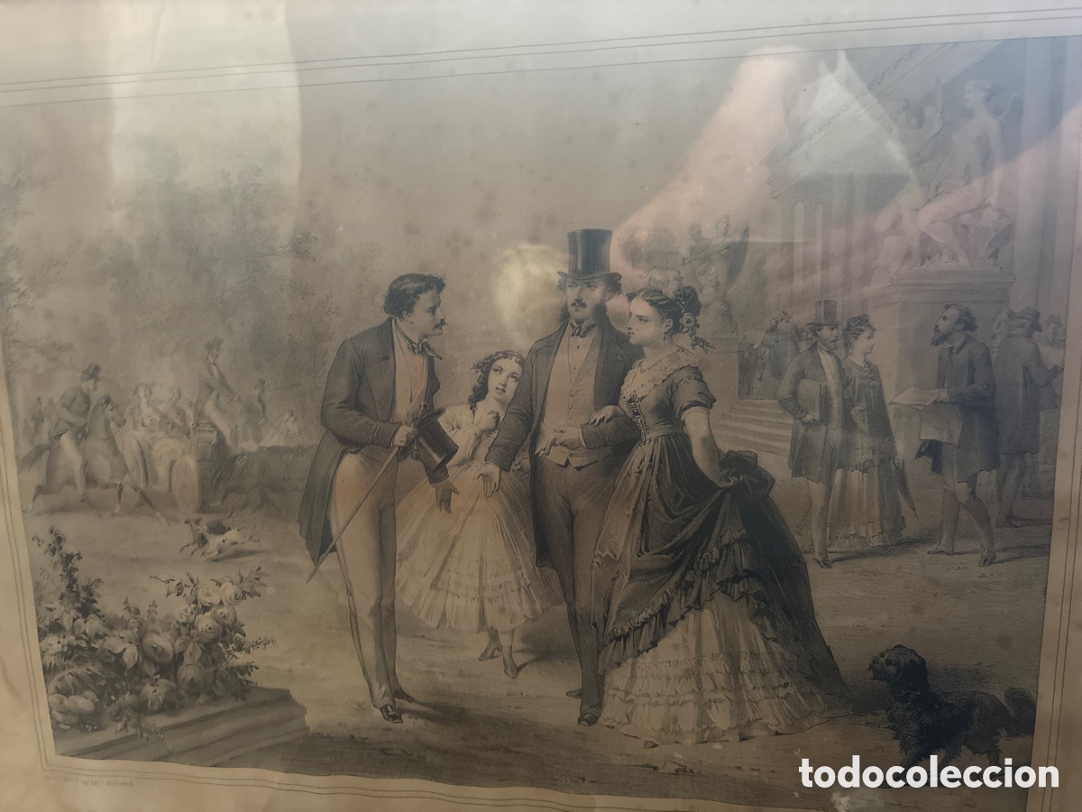 Arte: Grabado franc&eacute;s siglo XIX - Foto 3
