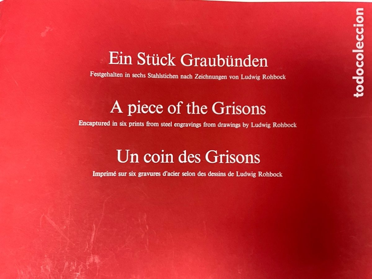 Arte: Un trozo de los Grisones, dibujos de Ludwig Rohbock
