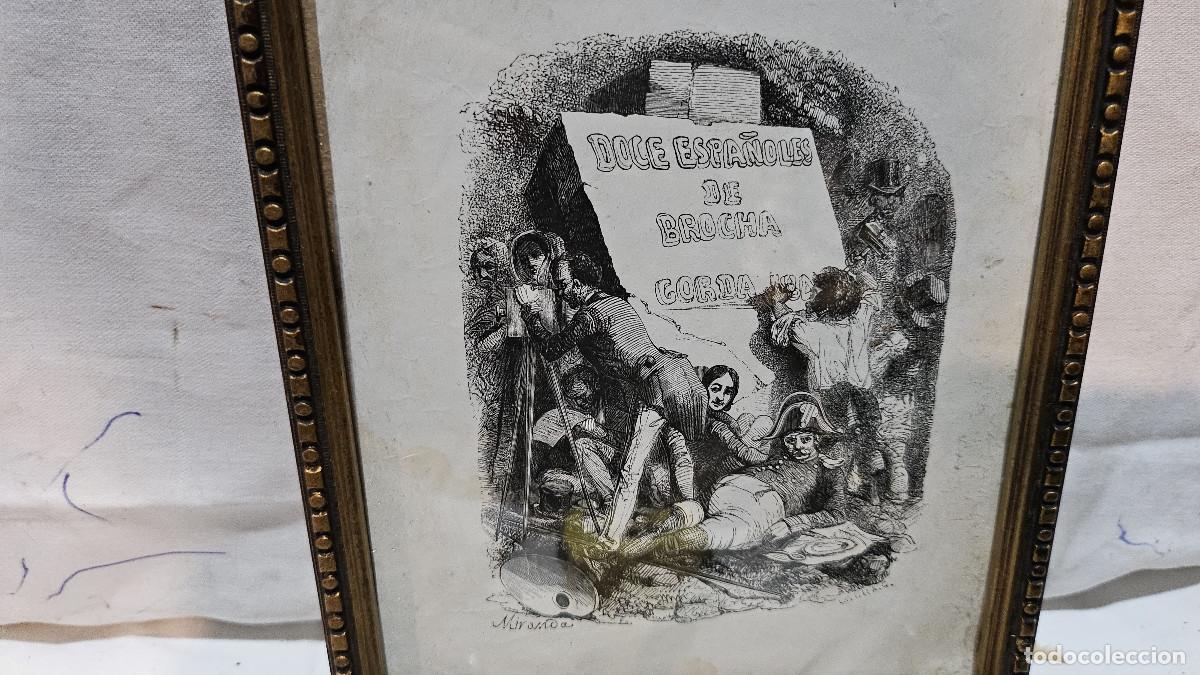 Arte: grabado antiguo del 1823 - Foto 2